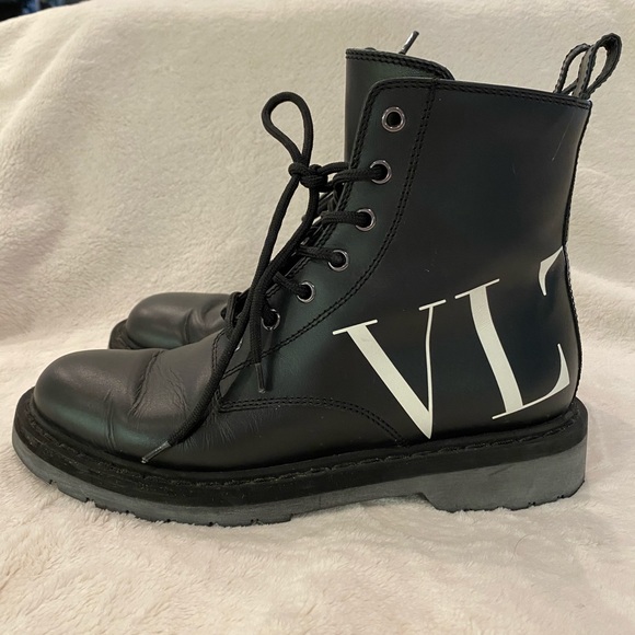 Valentino VLTN logo combat boots - Picture 6 of 8